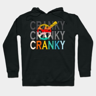 Funny Vintage Cranky Bike Bicycle Rider Cycling Lover Hoodie